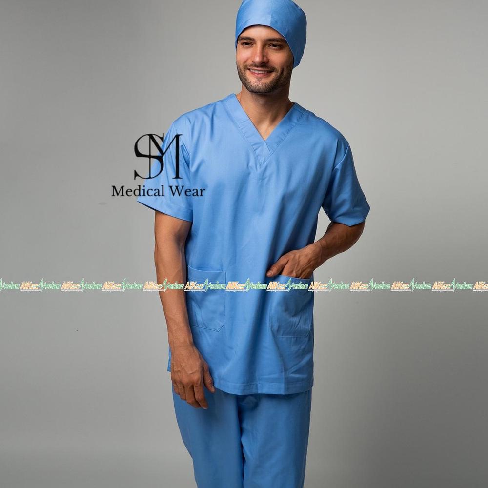Terlaris BAJU OKA LENGAN PENDEK / BAJU PERAWAT OKA / BAJU SERAGAM OK BAJU JAGA ALKES MEDAN ALKESMEDA