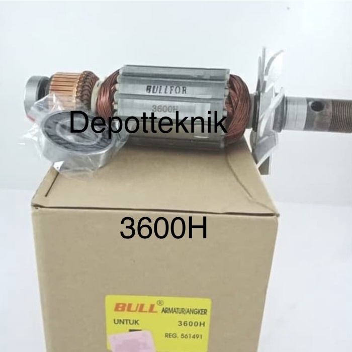Bull armature angker 3600H 3600 H mesin profil trimer router makita