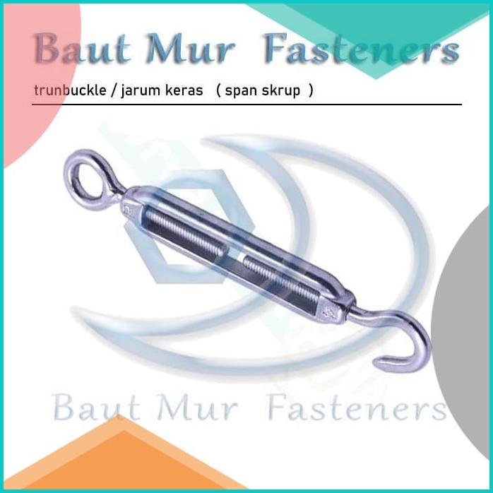 Span Skrup Stainless MM10 - Turn buckle - Jarum Keras - ss304 sus304.