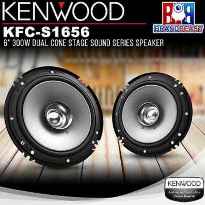 Speaker Coaxial Kenwood 6 inch KFC S1656 Speaker Mobil Kenwood