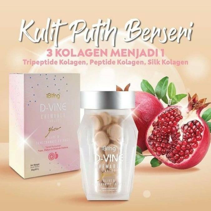 

D Vine Collagen Original Pemutih kulit Badan isi 30 tablet TA