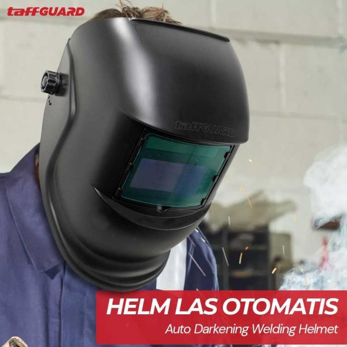 Helm Kedok Topeng Kacamata Las Welding Listrik Gelap Terang Otomatis