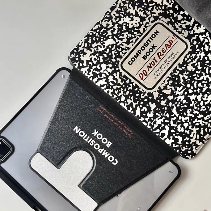 Terbaru Ipad Rotation Case - Composition Book [Po 2 Week] Promo Terlaris