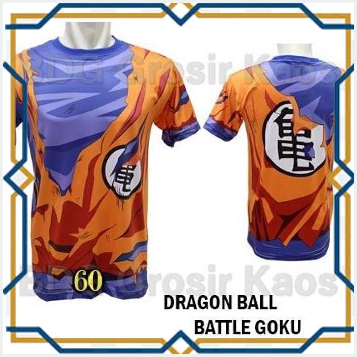 

[GKU] BAJU DRAGON BALL BATTLE GOKU DEWASA BAJU ANIME 3D KATUN PREMIUM