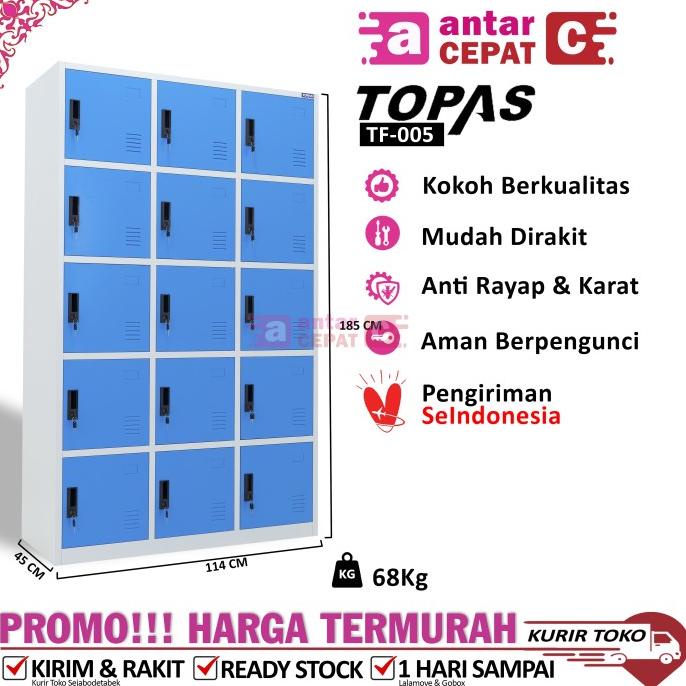 

Loker 15 Pintu TOPAS TF 005