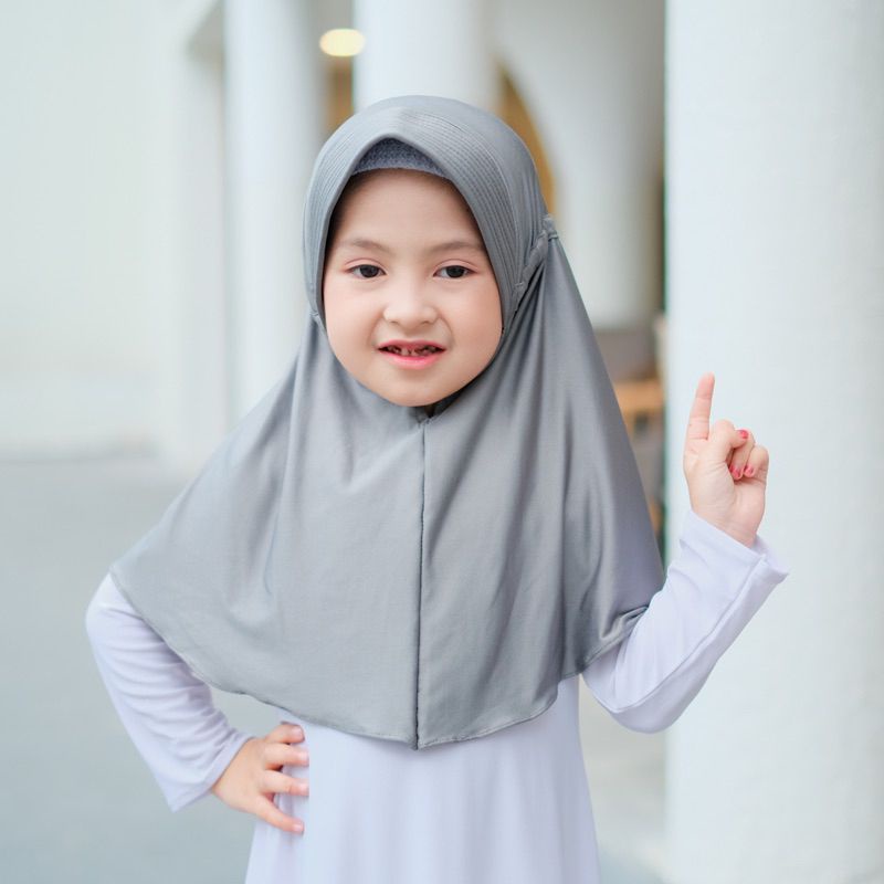 COD|| Calista Hijab Instan Untuk Anak  Anak umur 3-10 tahun  ||Bergo anak Mteral Jersey Premium