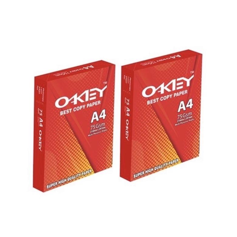 

Model Baru Tbmo Kertas Hvs 75 A4 OKEY / Print / Fotocopy ,,