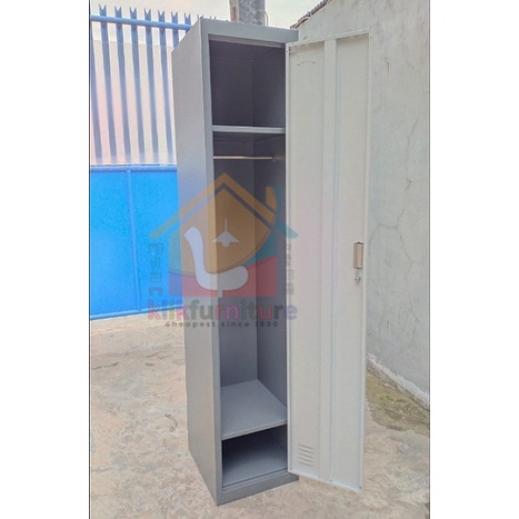 

LEMARI LOKER LOCKER CABINET 1 PINTU FULL BESI LK001