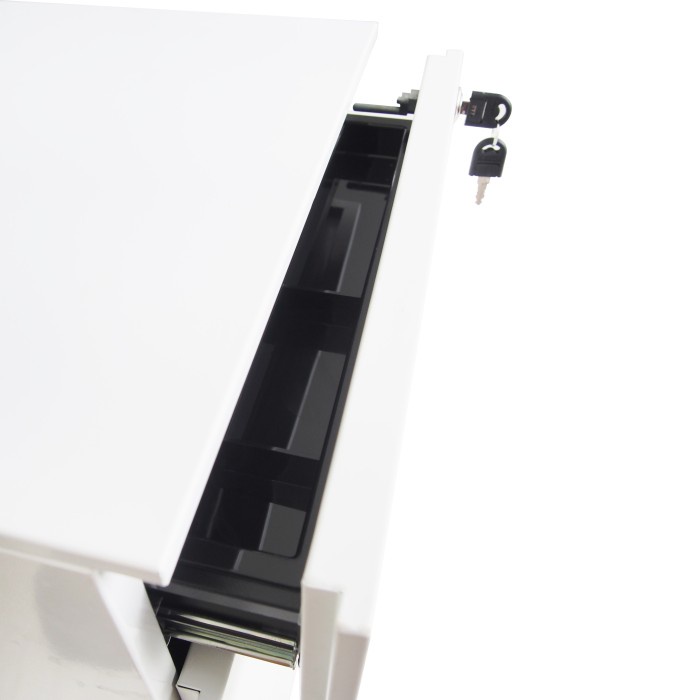 

MOBILE DRAWER / PEDESTAL METAL - WHITE / PUTIH