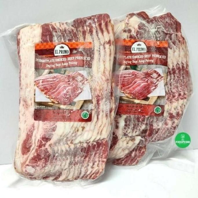 El Primo Smoked Beef Us Shortplate 500Gr | Daging Asap Sapi Slice Lulla.Olstore