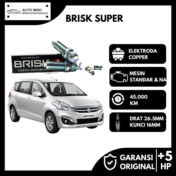 Asli Busi Mobil Ertiga Drezza Busi Brisk Super Qr15Lc-1 100% Ori