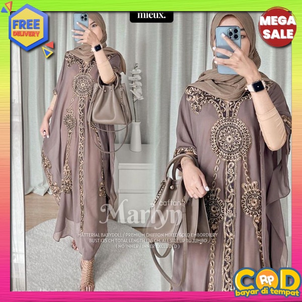 Bju Kaftan Jaftan Super Premium Atasan Kondangan Wsnita Lebaram Kaptan Remaja Kekinian Kafran Kagyan