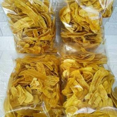 

&<&<&<&] KERIPIK PISANG ASIN / COKLAT / CARAMEL 1KG READY