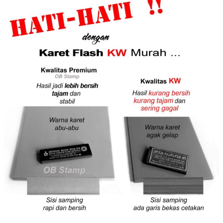 

Karet Stempel Flash 33Cm X 15Cm X 7Mm