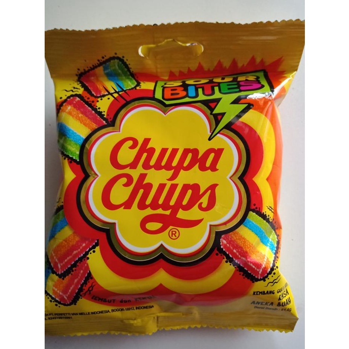 

Chupa Chups Sour Bites/Kembang Gula Jeli Rasa Aneka Buah Chupa Chups
