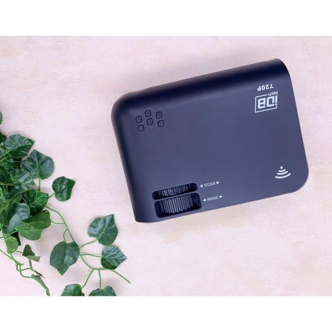 Idbtech W38 Mini Wifi Projector Fhd/1280X720P 3000 Lumens 3D Hd 1080P