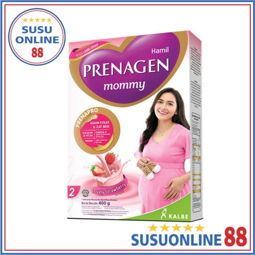 PRENAGEN MOMMY STROBERI 400 GRAM STRAWBERRY SUSU IBU HAMIL