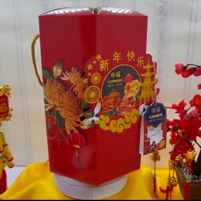 Box Imlek 3 toples 500gr Box Imlek 3 toples 350gr Dus Kue Kering Kotak