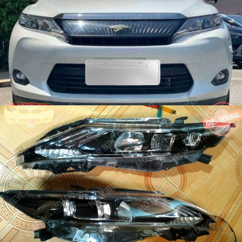 headlamp toyota harrier 2015 2020 original