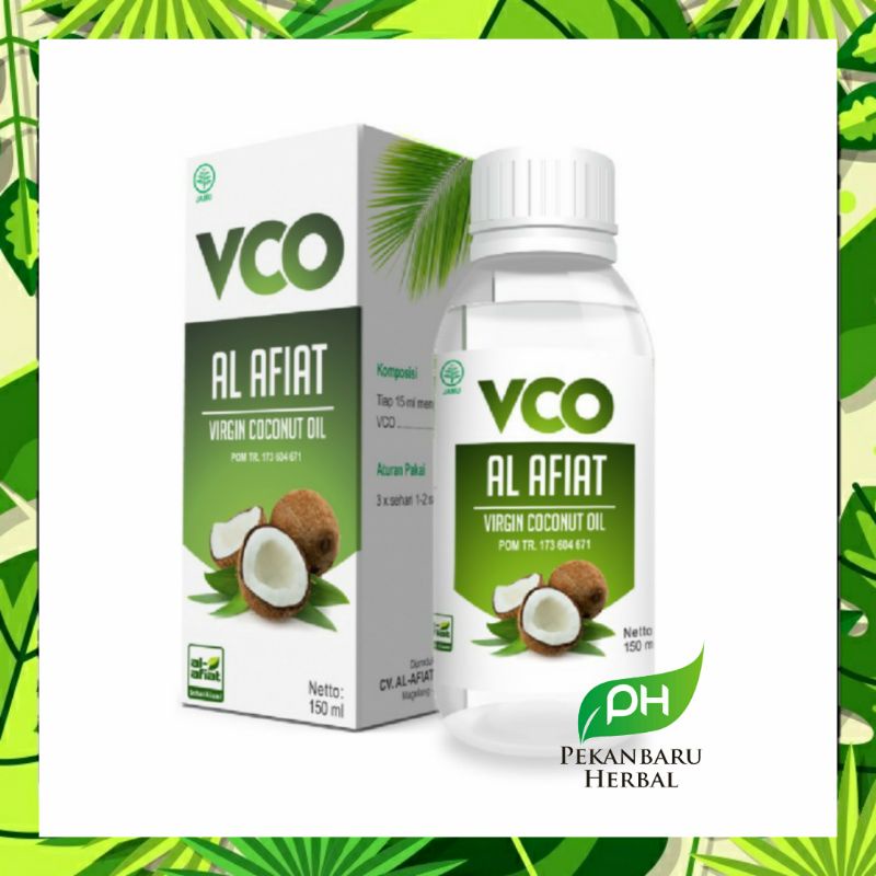 

VCO Virgin Coconut Oil 150 ML | Minyak Kelapa Murni Spesial VCO Al Afiat original ( Berizin BPOM )