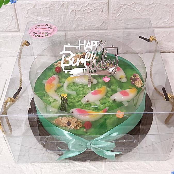 CN462 Hampers puding lumut ikan koi/kado ultah birthday/natal/imlek/lebaran PROMO SPECIAL