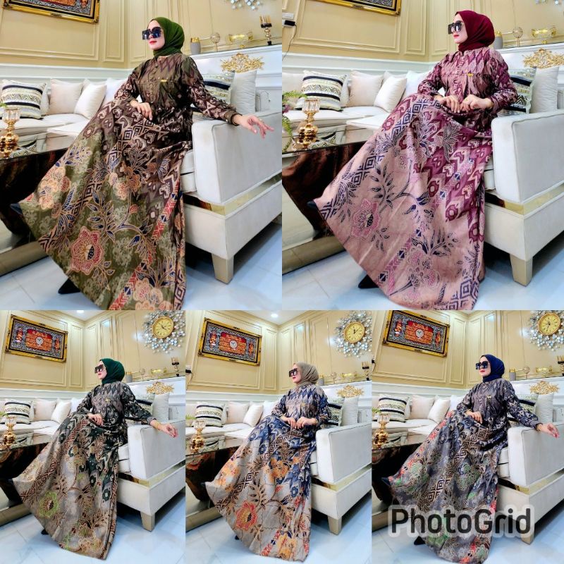 SHANUM DRESS//100% ORIGINAL BRAND DF COLLECTION//DIOR SILK PREMIUM//BEST SELLER//MEWAH PARAH