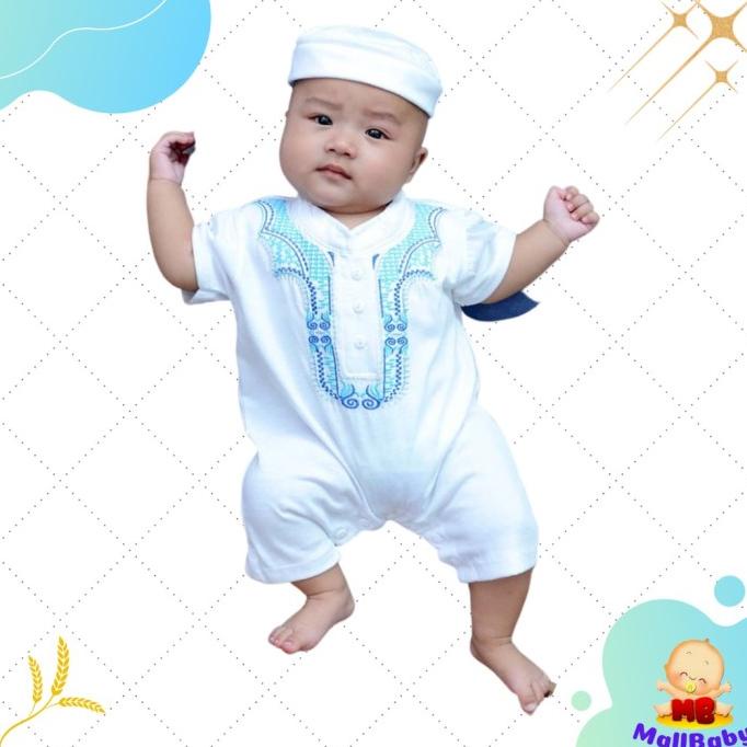 PROMO Jumper Koko Bayi Laki Laki Baru Lahir 0-6 Bulan Baju Koko Bayi 1 2 3