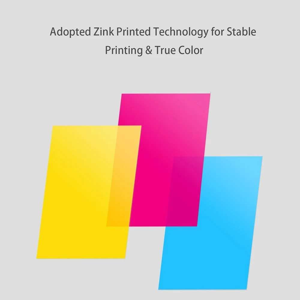 

Diskon!! MIJIA Color Photo Paper Set of 80 Sheets Glossy Paper and Ink Ribbon WWB4847