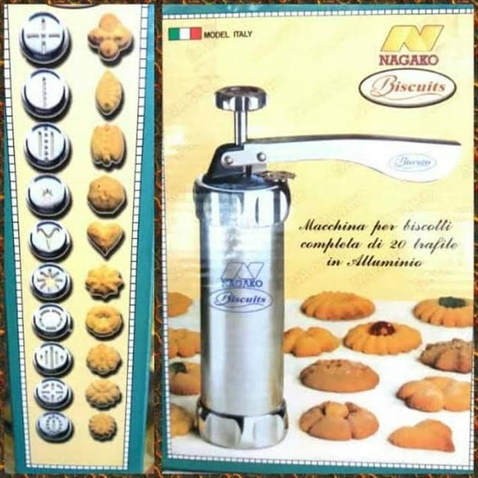 Cetakan kue semprit atau kue kering merk nagako 10 motif