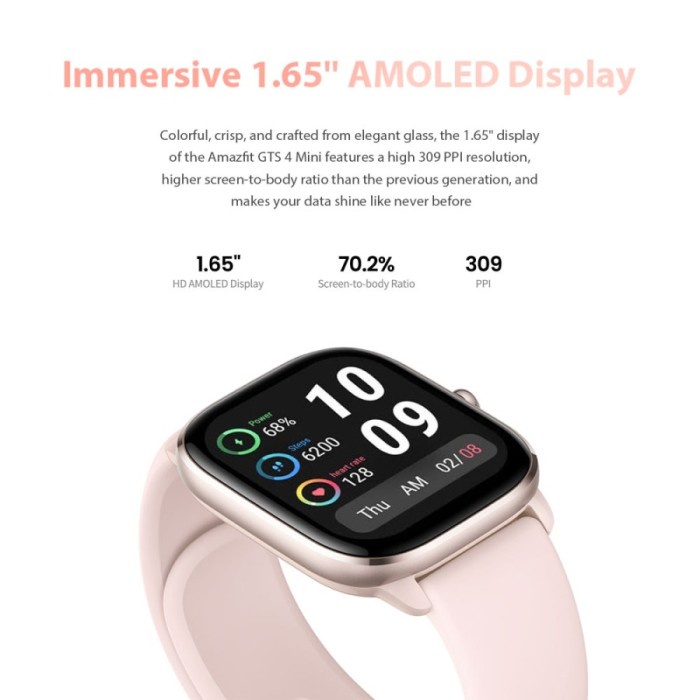 NEW AMAZFIT GTS 4 MINI WOMEN SMARTWATCH ORIGINAL TERBARU