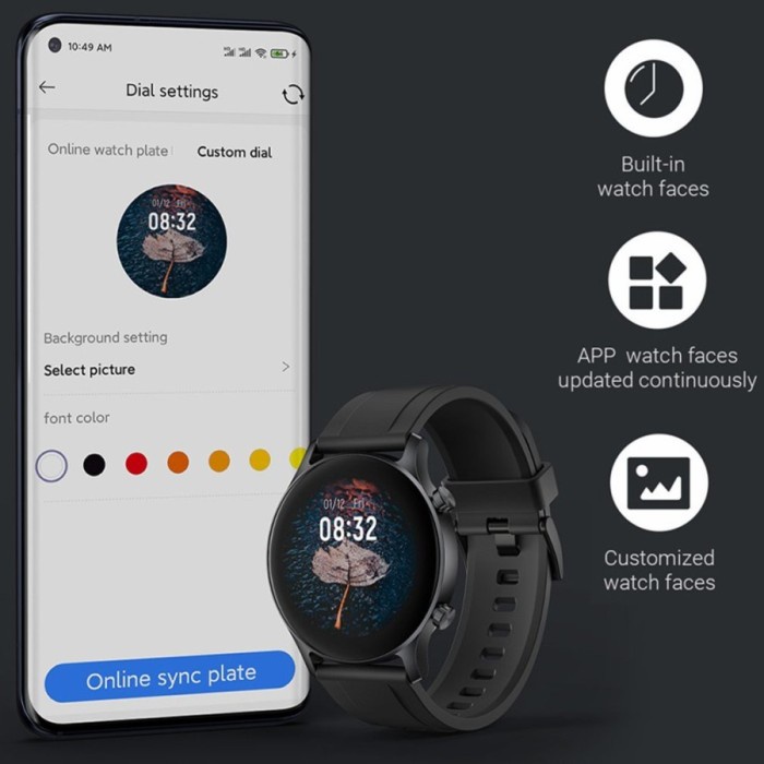 HAYLOU RS3 LS04 SMARTWATCH AMOLED GPS SPO2 5 ATM