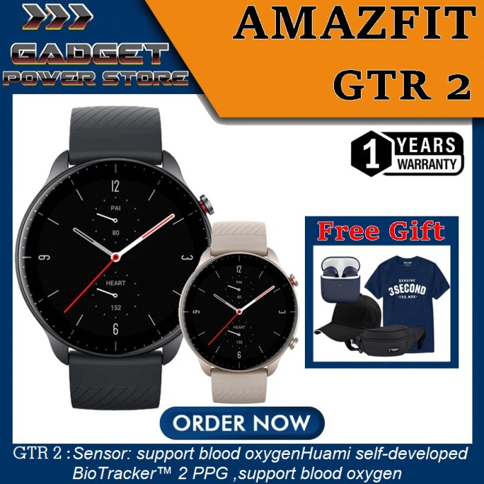 NEW AMAZFIT GTR 2 ORIGINAL SMARTWATCH CLASSIC EDITION GARANSI RESMI 1