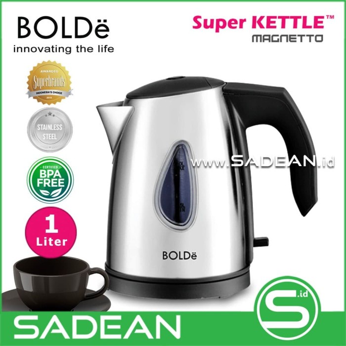 TERLARIS BOLDe Super Kettle Magnetto Teko Listrik Pemanas Air /TEKO LISTRIK/PEMANAS AIR/KETEL