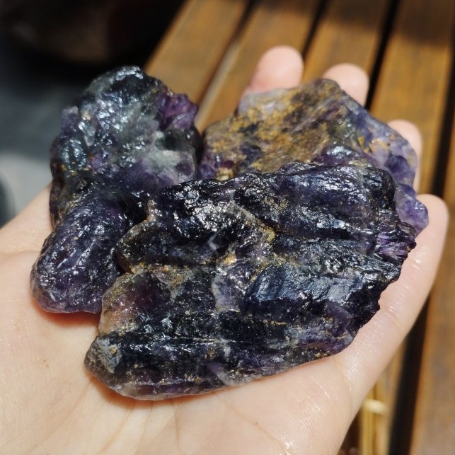 Bongkahan Kristal Amethys - Kecubung Ungu - Amethyst rough
