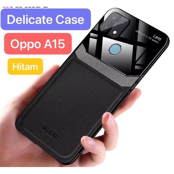 Case Oppo A15 Delicate Cover Silikon Casing Soft Case Handphone