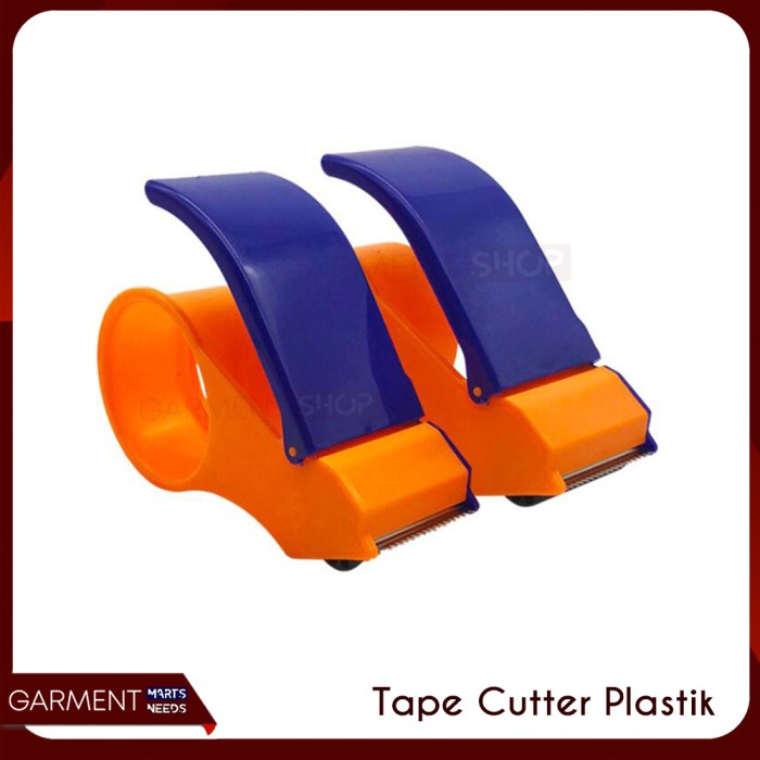 

#####] Dispenser Tempat Lakban 2" INCH Pemotong Isolasi Tape Cutter Plastik