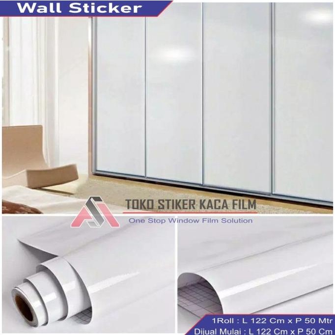 

jual stiker putih polos / white board / sticker vinyl lemari meja 16no
