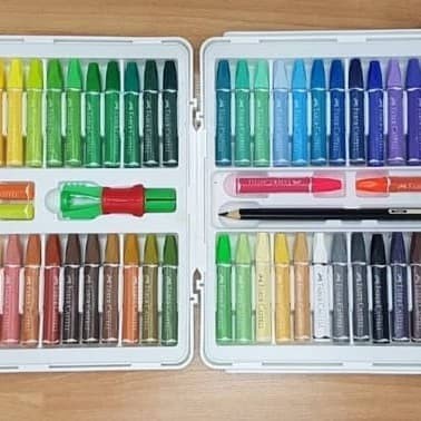 

FABER-CASTELL HEXAGONAL OIL PASTEL 48 / CRAYON 48 WARNA ORIGINAL TERBARU