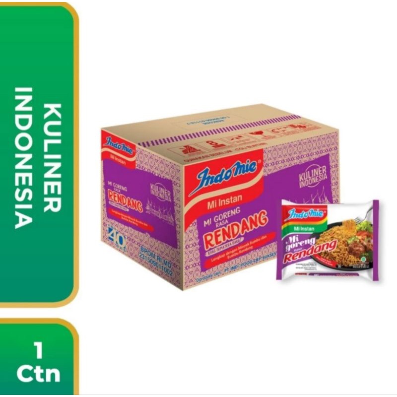 

Indomie Goreng Rendang (1 DUS isi 40 pcs)
