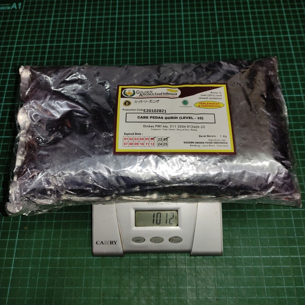 

Cabe Pedas Gurih Level 10 1 Kg Untuk Jambu Kristal / Ayam Shihlin / Tahu Bulat / Tahu Crispy / Kulit