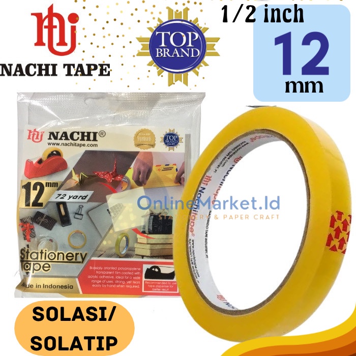 

Nachi Solasi / Selotip Stationery 12mm 1/2inch