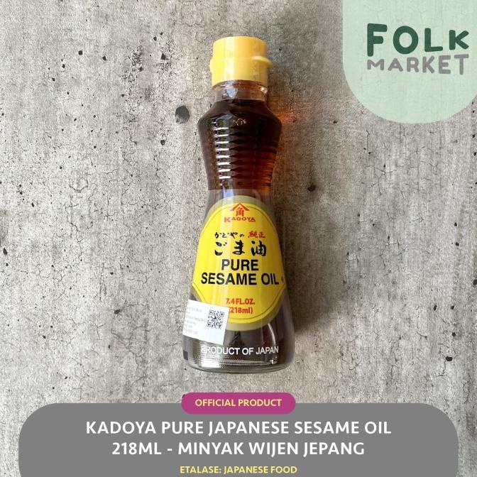 

] KADOYA Pure Sesame Oil 218ml - Minyak Wijen Jepang / Japanese Sesame