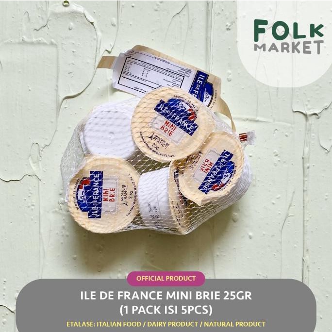 

!!!!!!] ILE DE FRANCE Mini Brie / Camembert 25gr - Keju Brie / Camembert Impor