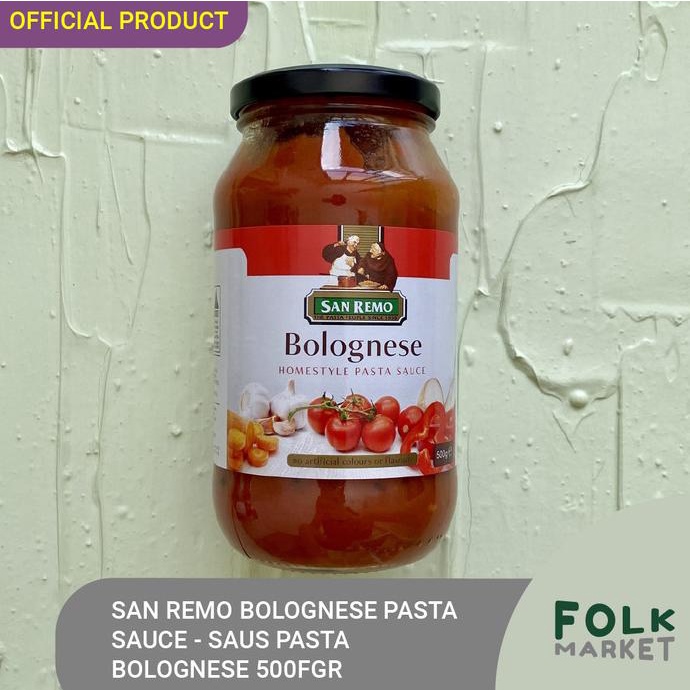 

((((()paling dicari] SAN REMO Bolognese Pasta Sauce - Saus Spageti Bolognese 500gr