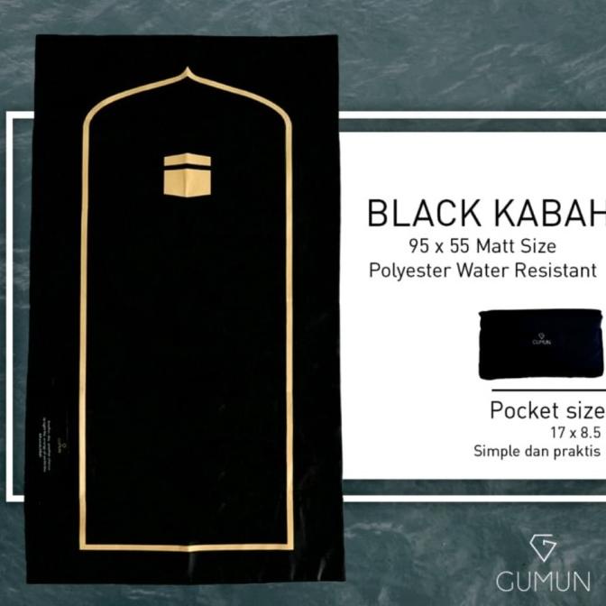 Sajadah GUMUN Black Kabah