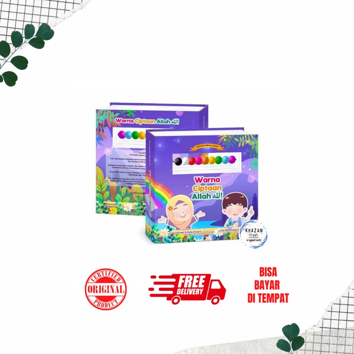 

[SALE MURAH] Boardbook Sakeena Abacus Book Warna Ciptaan Allah PROMO