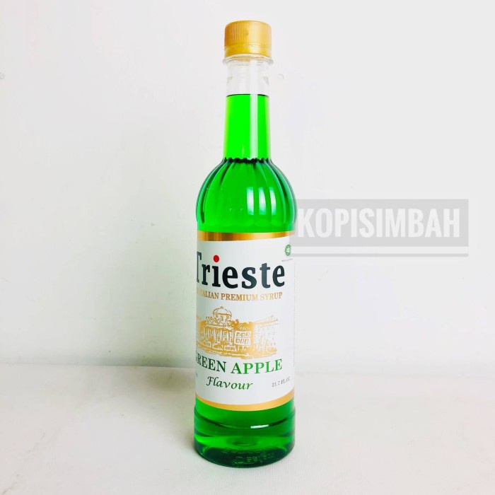 

] Trieste syrup rasa GREEN APPLE Minuman Sirup Kopi Premium Italia