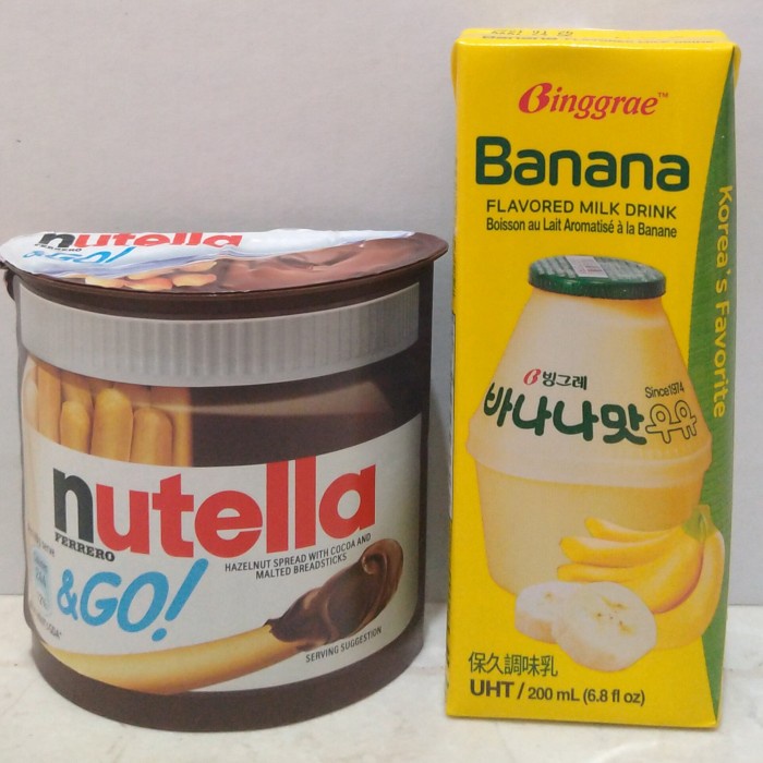 

Special Promotion Bundling Nutella & Go + Binggrae Banana