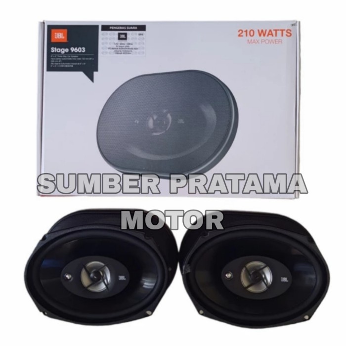 Speaker 3 Way Coaxial Oval Jbl Stage 9603 Speaker Mobil