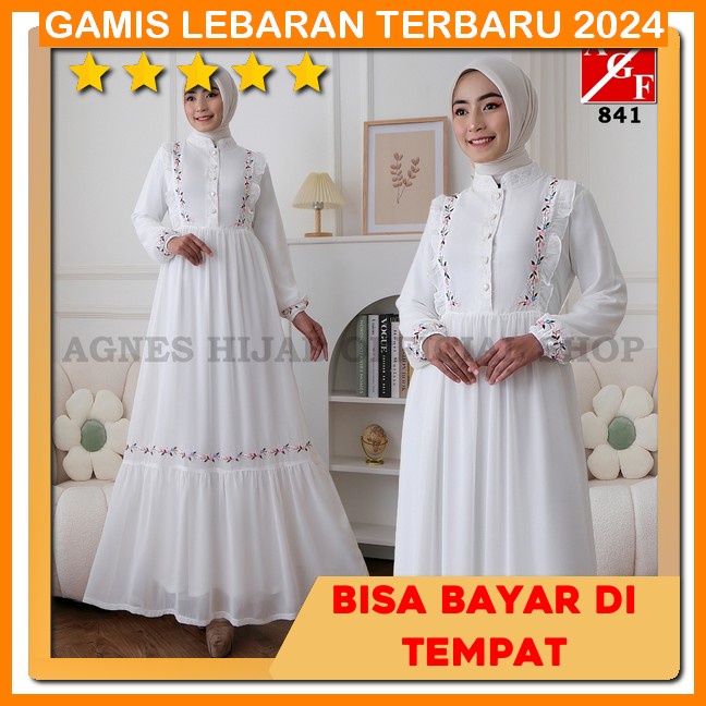 Longdres Muslimah Kondangan Games Ibu Ibu Bju Ihram Bju Lebaran Pakaian Umroh Haji Perempuan Syari M